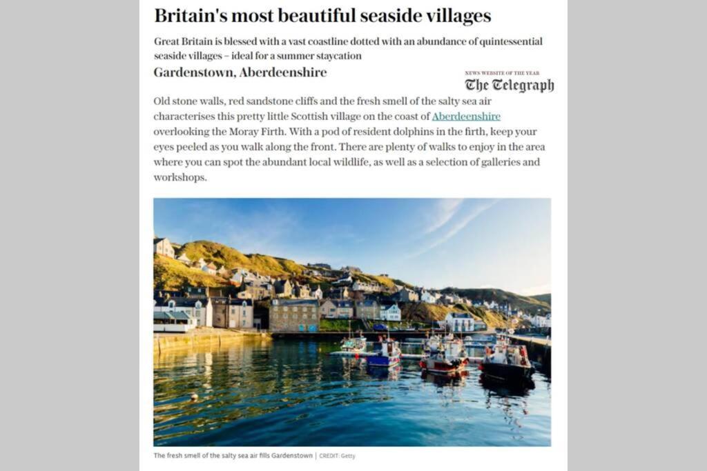 Bellevue Holiday Cottage Gardenstown 外观 照片